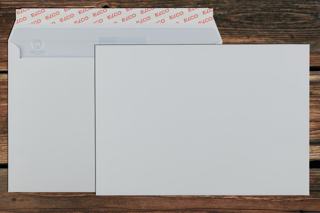 Briefhüllen C5 162x229 mm Haftklebend Recycling Weiß 100 g/qm